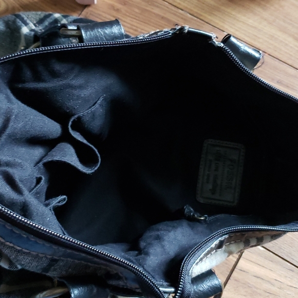 Fossil plaid shoulder bag - Picture 4 of 8